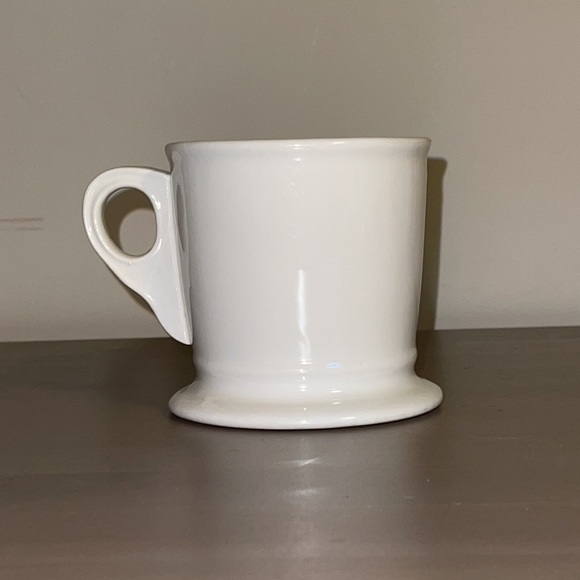 Anthropologie Cream and Black Ceramic Letter K Mug - Picture 4 of 7